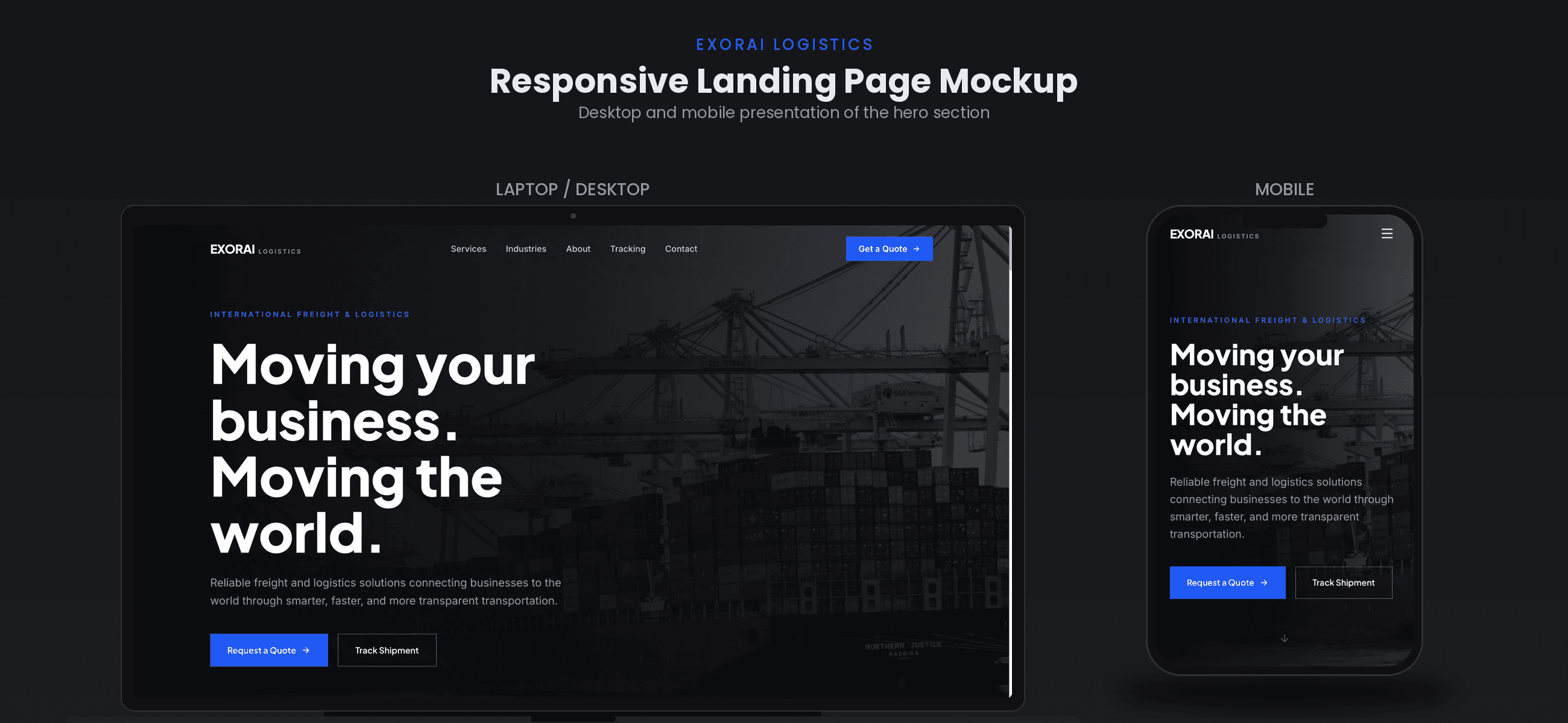 EXORIA logistics preview